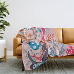 Mercats & Caticorns Throw Blanket Gallery Image 2