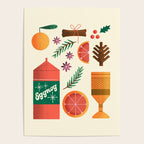 Egg Nog and Holiday Aromatic Foods Still Life Poster Gallery Image 4
