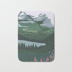 Glacier National Park Bath Mat Gallery Image 1