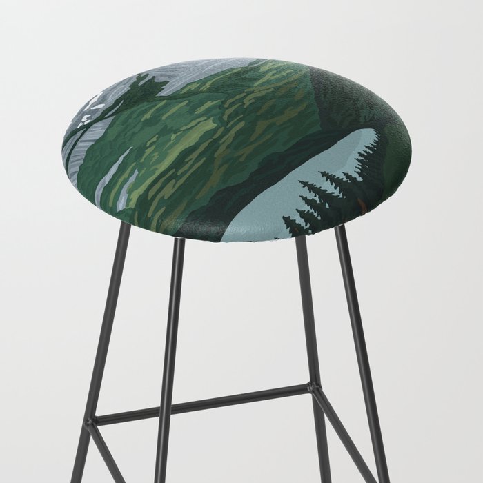 Glacier National Park Stool Gallery Image 2