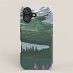 Glacier National Park iPhone Case Gallery Image 1