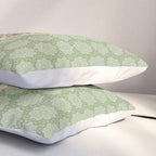 Vintage Astrology Zodiac Wheel Green Pillow Sham Gallery Image 3