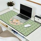 Vintage Astrology Zodiac Wheel Green Desk Mat Gallery Image 2