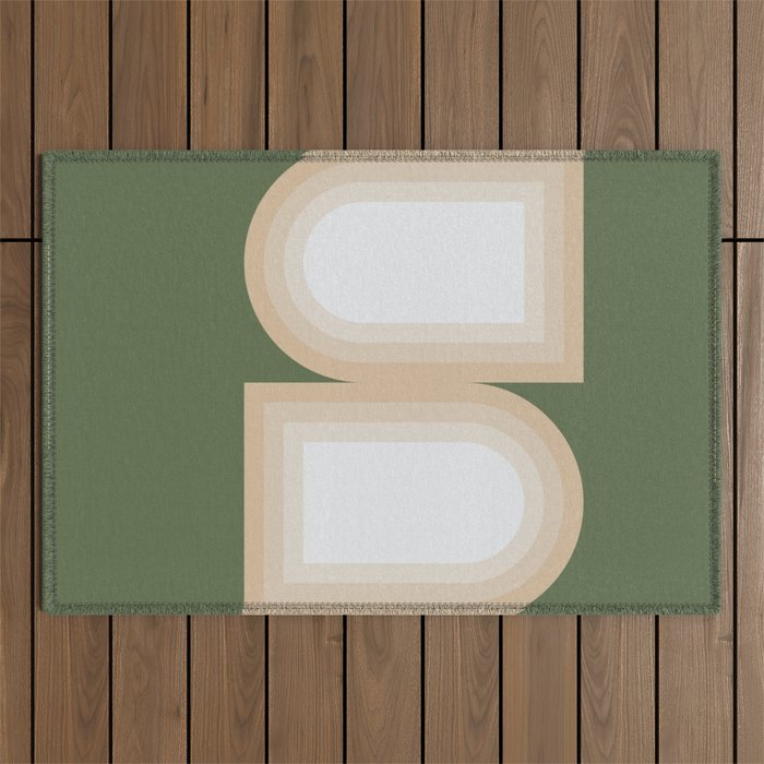 Yin Yang - A Study in Form Outdoor Rug Gallery Image 1