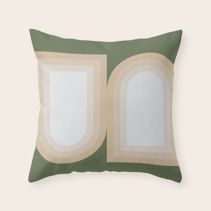 Yin Yang - A Study in Form Throw Pillow Gallery Image 1