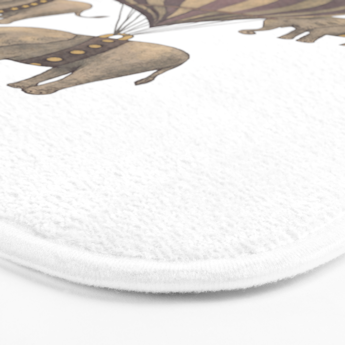 Flight of The Elephants Bath Mat Gallery Image 3