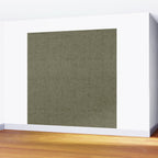 boho hexagon stripes - olive green Wall Mural Gallery Image 2