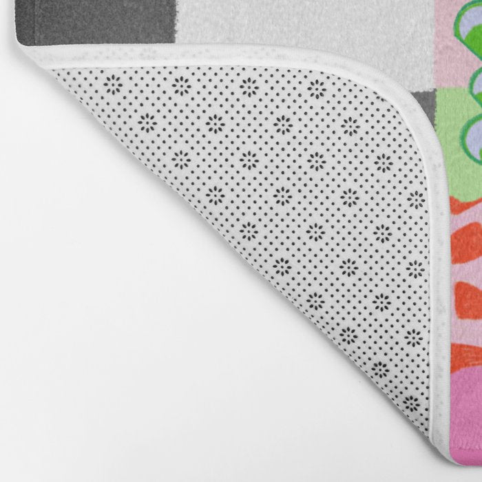 Let it Be Checker Bath Mat Gallery Image 2