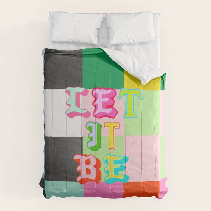 Let it Be Checker Comforter Gallery Image 6