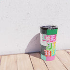 Let it Be Checker Travel Mug Gallery Image 4