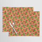 Watermelon Pattern on Orange Placemat Gallery Image 1