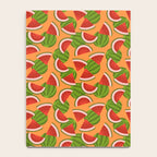 Watermelon Pattern on Orange Notebook Gallery Image 4