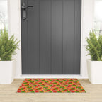 Watermelon Pattern on Orange Welcome Mat Gallery Image 3