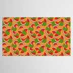 Watermelon Pattern on Orange Tablecloth Gallery Image 2
