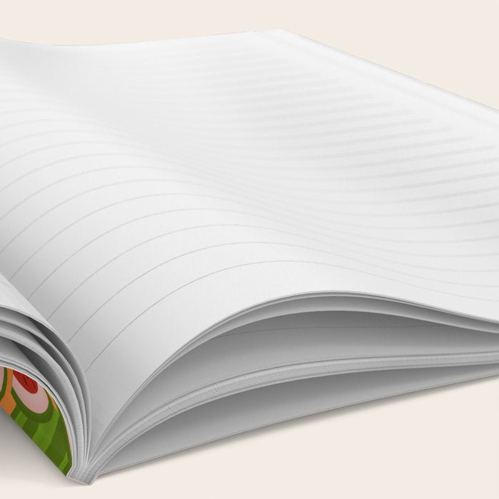 Watermelon Pattern on Orange Notebook Gallery Image 2