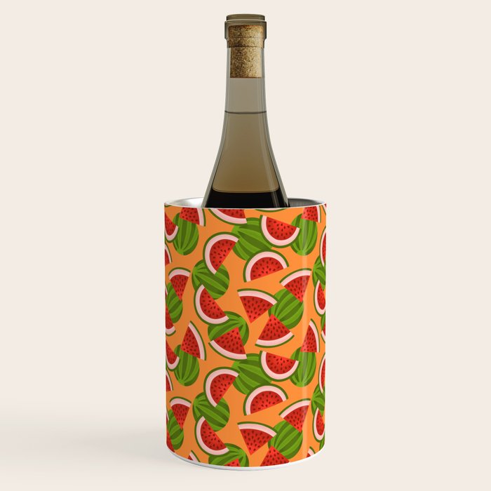 Watermelon Pattern on Orange Wine Chiller Gallery Image 3
