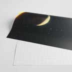 Saturn Highway - A Vintage, Retro-Futuristic Science Fiction Artwork Wrapping Paper Gallery Image 2