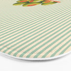 Retro Olive Bowl Illustration Bath Mat Gallery Image 3