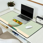 Retro Olive Bowl Illustration Desk Mat Gallery Image 2