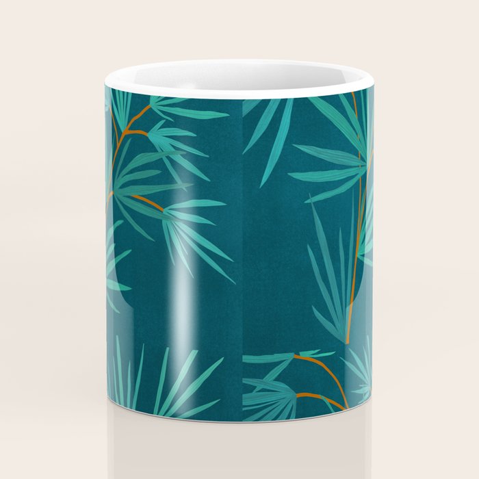 Night Palm Still Life Coffee Mug Gallery Image 4
