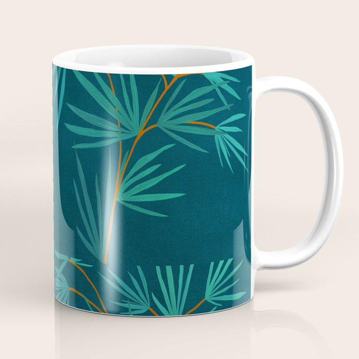 Night Palm Still Life Coffee Mug Gallery Image 1