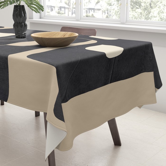 Modern Abstract Shapes 100 Tablecloth Gallery Image 3