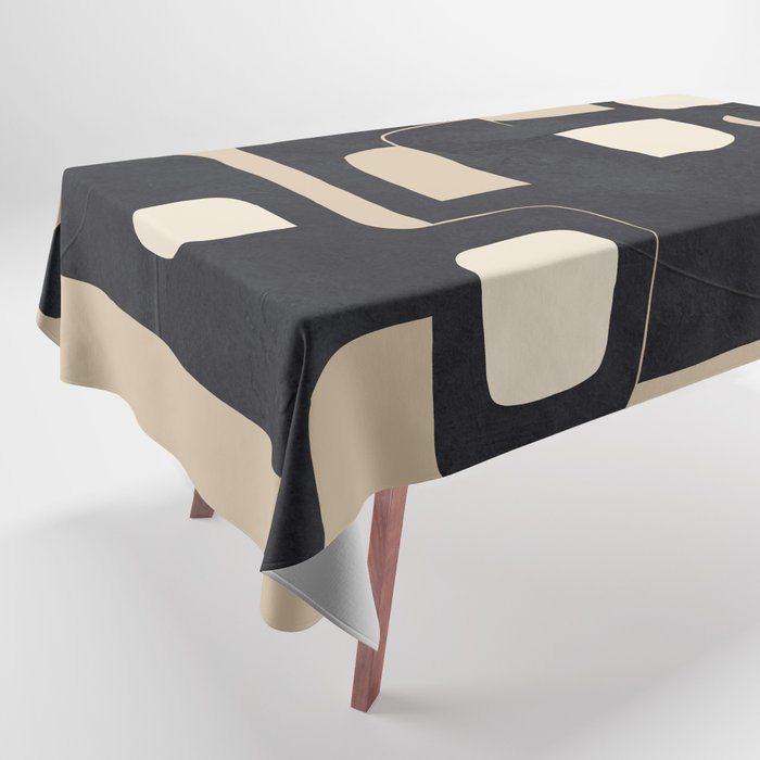 Modern Abstract Shapes 100 Tablecloth Gallery Image 1
