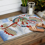 Dragon in the Cloud : Minhwa-Korean traditional/folk art Outdoor Rug Gallery Image 2