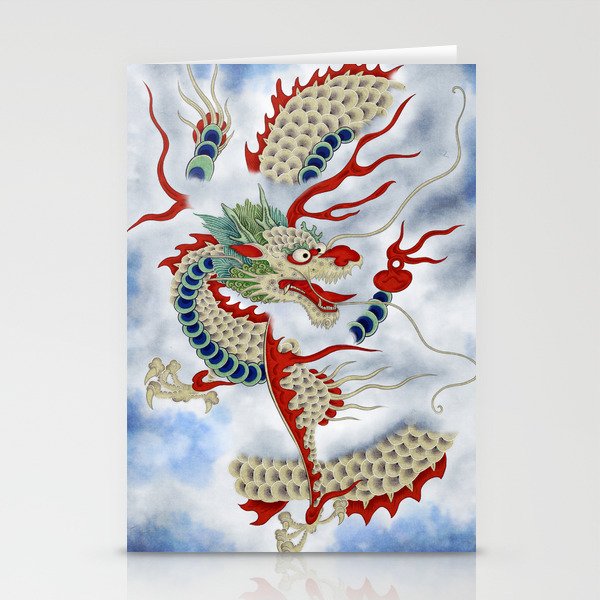 Dragon in the Cloud : Minhwa-Korean traditional/folk art Stationery Card Gallery Image 2
