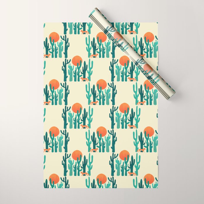 Desert fox Wrapping Paper Gallery Image 1