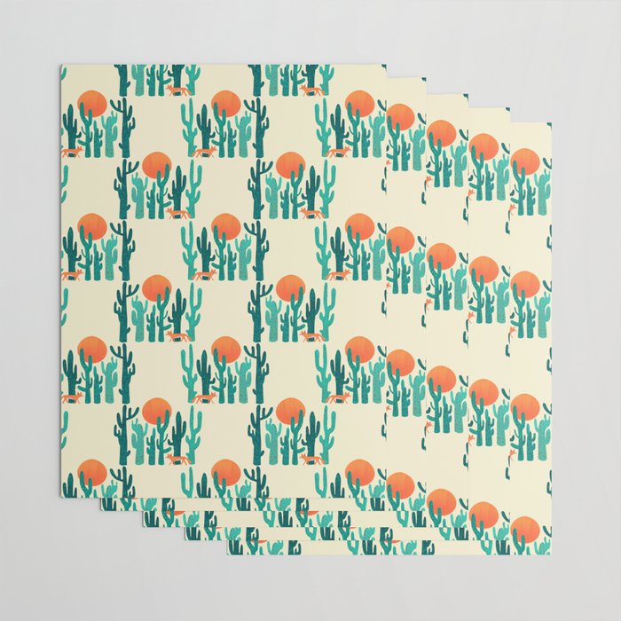 Desert fox Wrapping Paper Gallery Image 3
