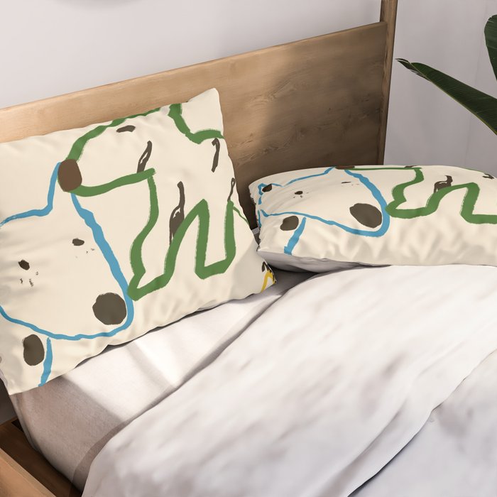 Playful Pups Pillow Sham Gallery Image 2