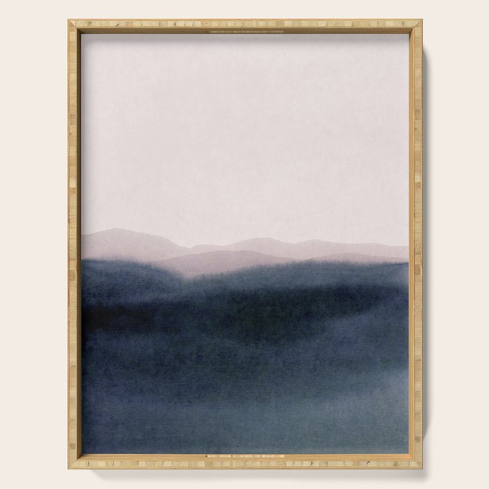 dusk scenery Serving Tray Gallery Image 1