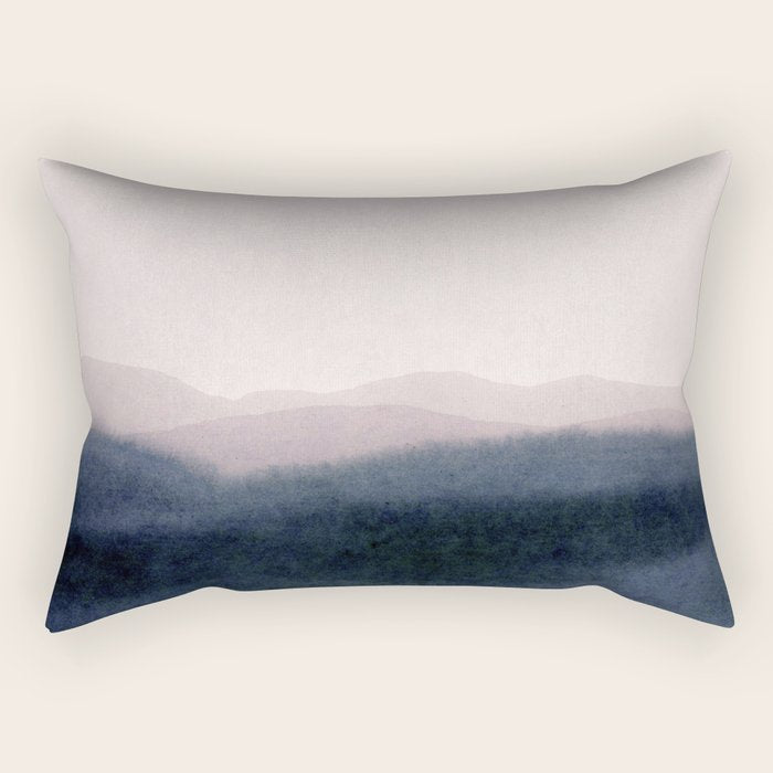 dusk scenery Rectangular Pillow Gallery Image 1