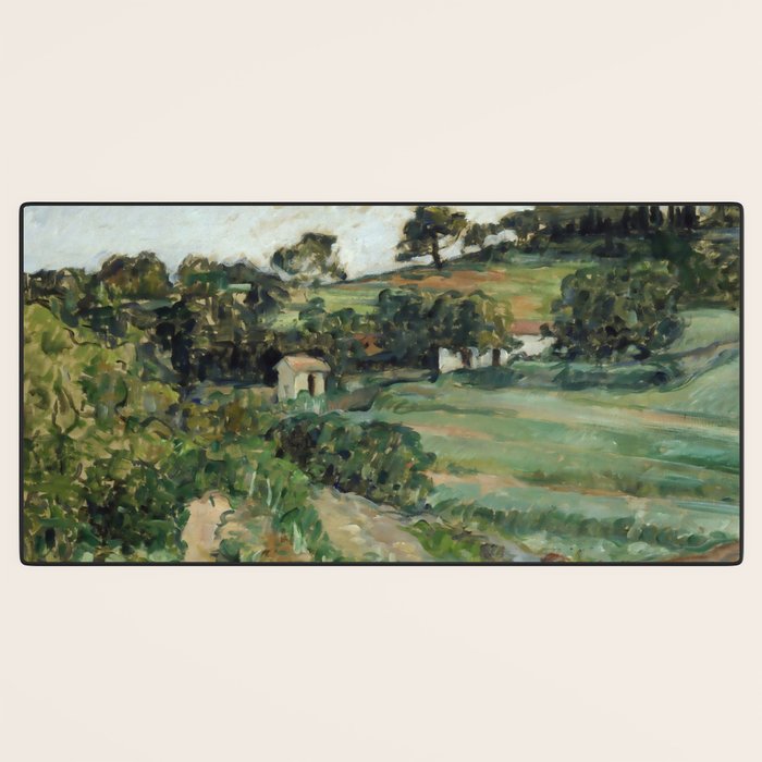 Paul Cezanne "Landscape", c.1879 Desk Mat Gallery Image 3