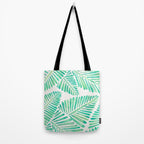 Tropical Banana Leaves - Mint Palette Tote Bag Gallery Image 2