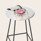 Bubble Gum Sneaky Llama Stool Gallery Image 2