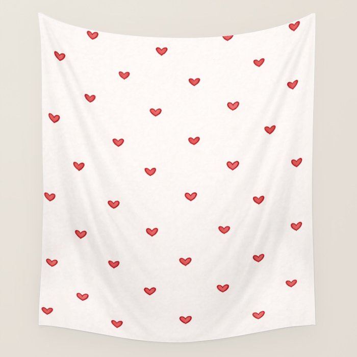 Mini Hearts Wall Tapestry Gallery Image 4