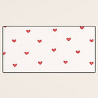 Mini Hearts Desk Mat Gallery Image 3