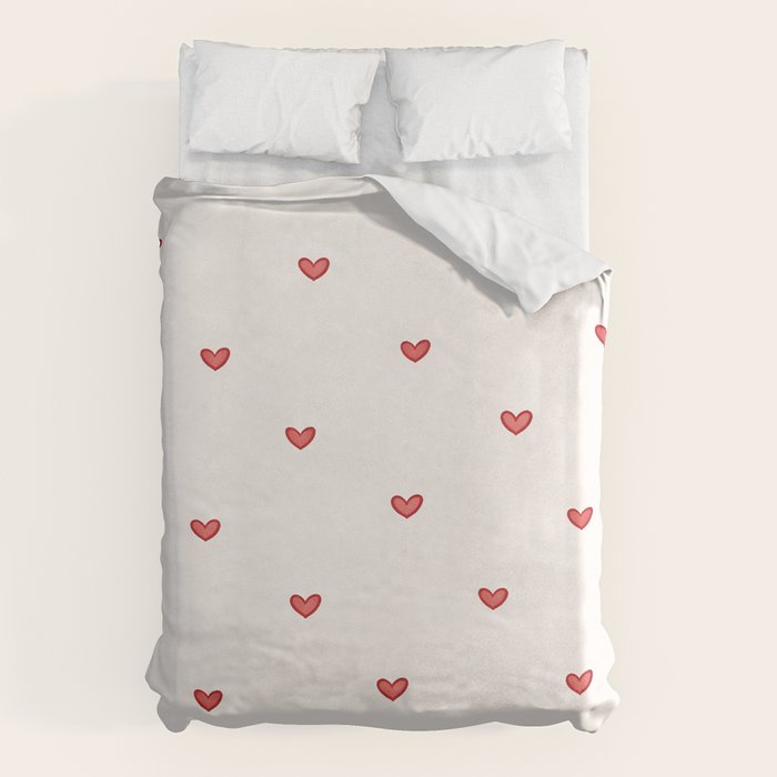 Mini Hearts Duvet Cover Gallery Image 1