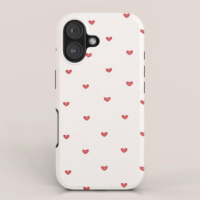 Mini Hearts iPhone Case Gallery Image 1