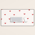 Mini Hearts Desk Mat Gallery Image 1