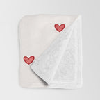 Mini Hearts Throw Blanket Gallery Image 3