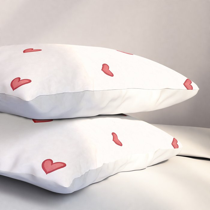 Mini Hearts Pillow Sham Gallery Image 3