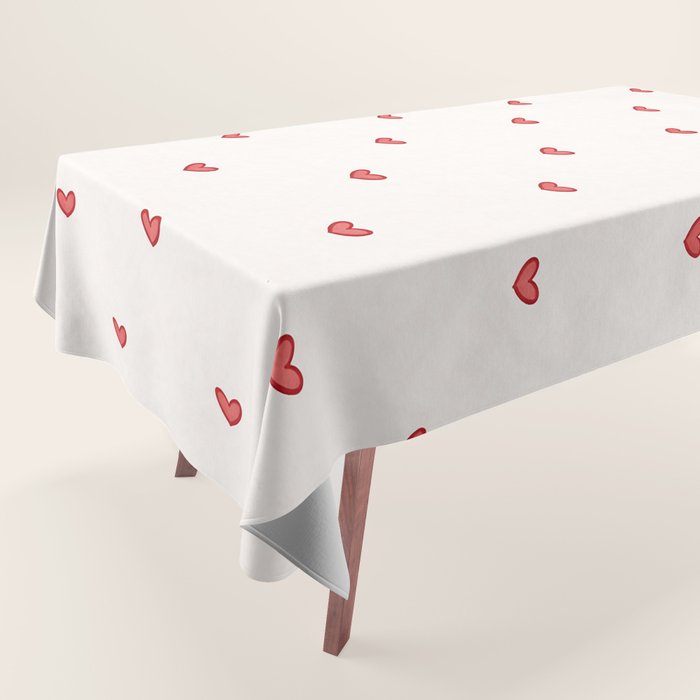 Mini Hearts Tablecloth Gallery Image 1
