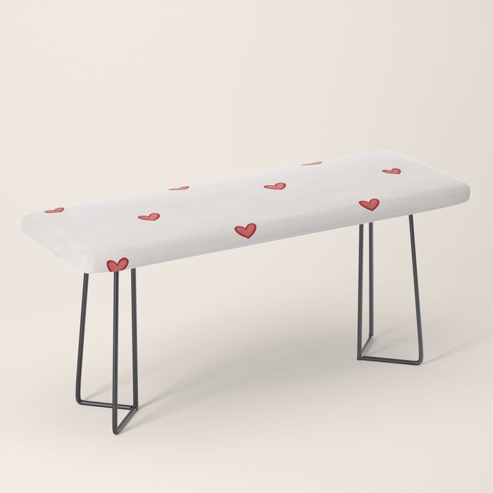 Mini Hearts Bench Gallery Image 1