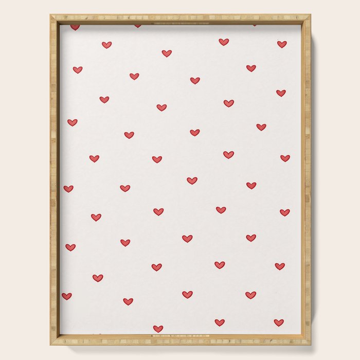 Mini Hearts Serving Tray Gallery Image 1