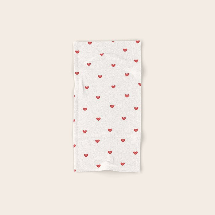Mini Hearts Bath Towel Gallery Image 1