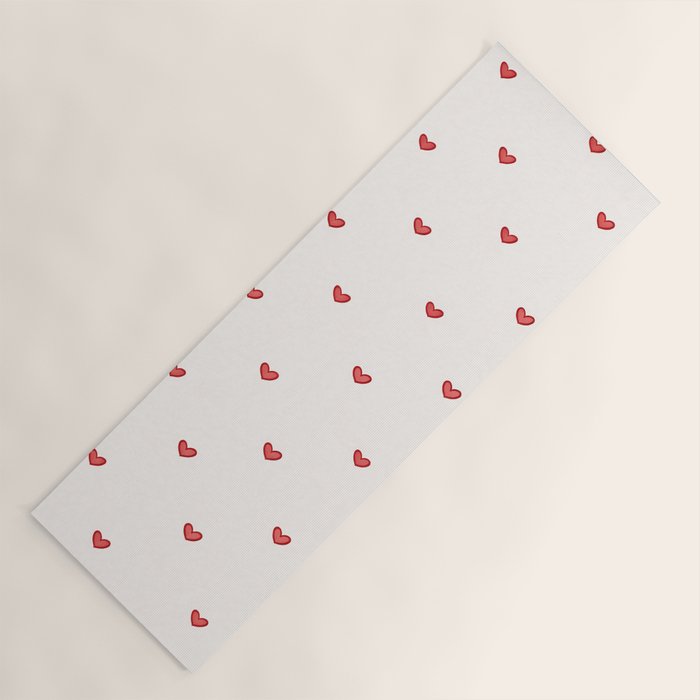 Mini Hearts Yoga Mat Gallery Image 1