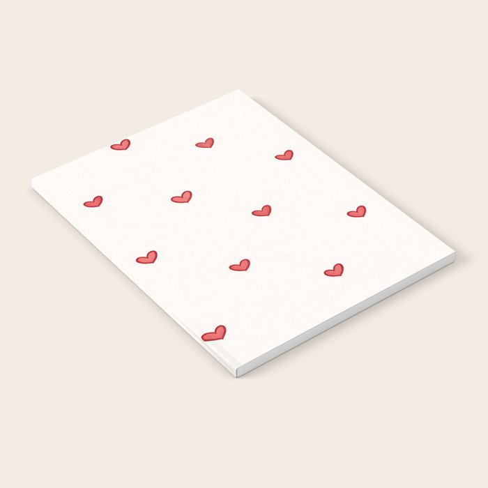 Mini Hearts Notebook Gallery Image 2